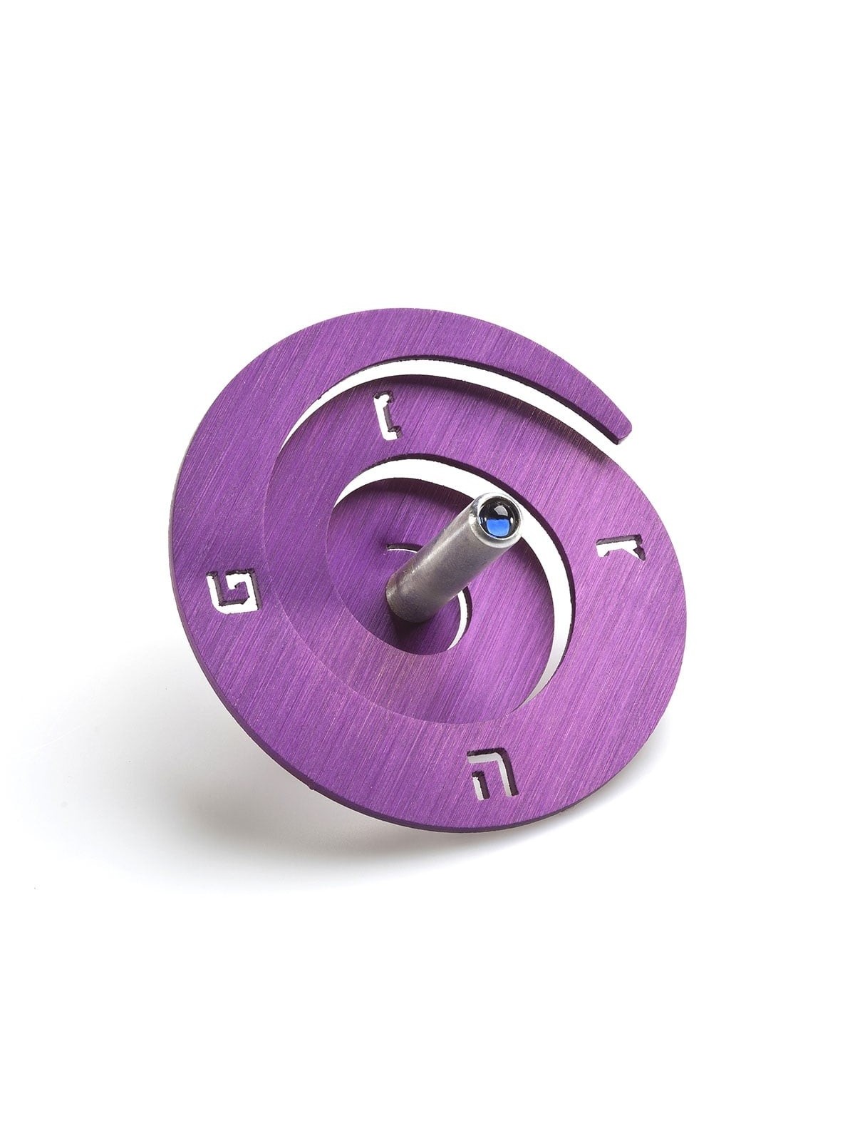 Adi Sidler Anodized Aluminum Spiral Dreidel